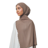 Sulam Delima Scarf in Sepia Brown